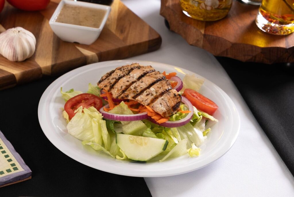 Grilled Salmon Salad